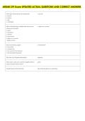 ARDMS SPI Exam UPDATED ACTUAL QUESTIONS AND CORRECT ANSWERS 