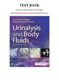 Test Bank for Urinalysis and Body Fluids Seventh Edition by Susan King Strasinger&comma; Chapter 1-15 &vert; All Chapters