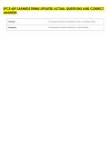 SPCE 609 SAFMEDS TERMS UPDATED ACTUAL QUESTIONS AND CORRECT &NewLine;ANSWERS