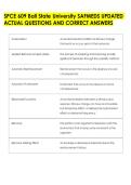 SPCE 609 Ball State University SAFMEDS UPDATED &NewLine;ACTUAL QUESTIONS AND CORRECT ANSWERS