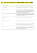 SPCE 609 Exam 2 UPDATED ACTUAL QUESTIONS AND CORRECT ANSWERS 