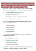 NAEMT Instructor Preparation Course &lpar;2nd Edition&rpar; Final Exam 2026 &vert; Practice Questions & Verified Answers
