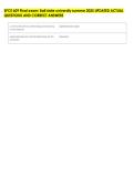 SPCE 609 Final exam&colon; Ball state university summer 2025 UPDATED ACTUAL &NewLine;QUESTIONS AND CORRECT ANSWERS 