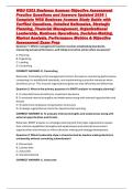 WGU C201 Business Acumen Objective Assessment Practice Questions and Answers Updated 2026 &vert; Complete WGU Business Acumen Study Guide with Verified Questions&comma; Detailed Rationales&comma; Strategic Planning&comma; Financial Management&comma; Organizational Leadership&comma; Busines