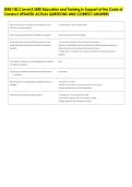 SERE 100&period;2 Level A SERE Education and Training in Support of the Code of &NewLine;Conduct UPDATED ACTUAL QUESTIONS AND CORRECT ANSWERS 