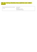 SERE 100&period;2 POST test UPDATED ACTUAL QUESTIONS AND CORRECT &NewLine;ANSWERS
