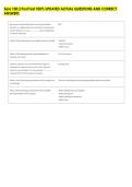 Sere 100&period;2 Post Test 100&percnt; UPDATED ACTUAL QUESTIONS AND CORRECT &NewLine;ANSWERS 