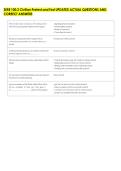 SERE 100&period;2 Civilian Pretest and Test UPDATED ACTUAL QUESTIONS AND &NewLine;CORRECT ANSWERS 