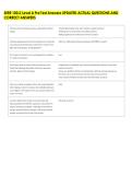 SERE 100&period;2 Level A Pre Test Answers UPDATED ACTUAL QUESTIONS AND &NewLine;CORRECT ANSWERS 