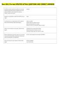 Sere 100&period;2 Pre-test UPDATED ACTUAL QUESTIONS AND CORRECT ANSWERS 