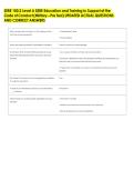 SERE 100&period;2 Level A SERE Education and Training in Support of the &NewLine;Code of Conduct &lpar;Military--Pre Test&rpar; UPDATED ACTUAL QUESTIONS &NewLine;AND CORRECT ANSWERS 
