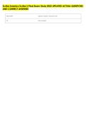 Scribe America Scribe U Final Exam Study 2022 UPDATED ACTUAL QUESTIONS &NewLine;AND CORRECT ANSWERS 