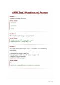 AAMC Test 3 Questions and Answers&period;