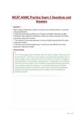 MCAT AAMC Practice Exam 3 Questions and Answers&period;
