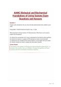 AAMC Biological and Biochemical Foundations of Living Systems Exam Questions and Answers&period;