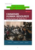 Human Resource Management 12th Canadian Edition Test Bank &ndash; Schwind &lpar;Verified Answers&rpar;&NewLine;&NewLine;