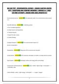 BIO 220 TEST - ENVIROMENTAL SCIENCE &ndash; GRAND CANYON UNIVERSITY &vert; QUESTIONS AND VERIFIED ANSWERS &vert; GRADED A&plus; &vert; PASS ON FIRST ATTEMPT &vert; BRAND NEW 2026 UPDATE&excl;&excl;&excl;&excl;&excl;&excl;&excl;