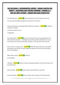 BIO 220 EXAM 4 - ENVIROMENTAL SCIENCE &ndash; GRAND CANYON UNIVERSITY &vert; QUESTIONS AND VERIFIED ANSWERS &vert; GRADED A&plus; &vert; PASS ON FIRST ATTEMPT &vert; BRAND NEW 2026 UPDATE&excl;&excl;&excl;&excl;&excl;&excl;&excl;