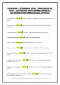BIO 220 EXAM 3 - ENVIROMENTAL SCIENCE &ndash; GRAND CANYON UNIVERSITY &vert; QUESTIONS AND VERIFIED ANSWERS &vert; GRADED A&plus; &vert; PASS ON FIRST ATTEMPT &vert; BRAND NEW 2026 UPDATE&excl;&excl;&excl;&excl;&excl;&excl;&excl;