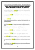 BIO 220 EXAM 2 - ENVIROMENTAL SCIENCE &ndash; GRAND CANYON UNIVERSITY &vert; QUESTIONS AND VERIFIED ANSWERS &vert; GRADED A&plus; &vert; PASS ON FIRST ATTEMPT &vert; BRAND NEW 2026 UPDATE&excl;&excl;&excl;&excl;&excl;&excl;&excl;