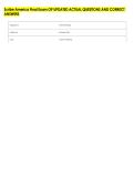 Scribe America Final Exam OP UPDATED ACTUAL QUESTIONS AND CORRECT &NewLine;ANSWERS 