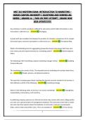 MKT 315 EXAM BUNDLE - INTRODUCTION TO MARKETING &ndash; GRAND CANYON UNIVERSITY &vert; QUESTIONS AND VERIFIED ANSWERS &vert; GRADED A  &vert; PASS ON FIRST ATTEMPT &vert; BRAND NEW 2026 UPDATE&excl;&excl;&excl;&excl;&excl;&excl;&excl;
