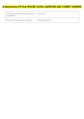 ScribeAmerica OP Final UPDATED ACTUAL QUESTIONS AND CORRECT ANSWERS 