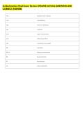 ScribeAmerica Final Exam Review UPDATED ACTUAL QUESTIONS AND &NewLine;CORRECT ANSWERS