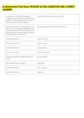 ScribeAmerica Final Exam UPDATED ACTUAL QUESTIONS AND CORRECT &NewLine;ANSWERS 