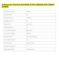 ScribeAmerica Final Exam ED UPDATED ACTUAL QUESTIONS AND CORRECT &NewLine;ANSWERS