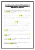 HIS 144 EXAM BUNDLE &ndash; GRAND CANYON UNIVERSITY &vert; QUESTIONS AND VERIFIED ANSWERS &vert; GRADED A&plus; &vert; PASS ON FIRST ATTEMPT &vert; BRAND NEW 2026 UPDATE&excl;&excl;&excl;&excl;&excl;&excl;&excl;