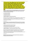 PA Personal Care Home Administrator Exam Practice Questions and Answers Updated 2026 &vert; Complete Pennsylvania Personal Care Home Study Guide with Verified Questions&comma; Detailed Rationales&comma; Resident Rights&comma; Medication Administration&comma; State Regulations&comma; Staffi