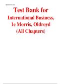 Test Bank for International Business 2&period; Edition by Shad Morris&vert;&vert;ISBN&colon;9781119679783