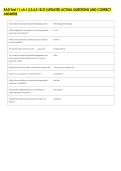 RAD Test 1 &lpar; ch&period;1&comma;2&comma;3&comma;4&comma;5&comma;18&comma;21&rpar; UPDATED ACTUAL QUESTIONS AND CORRECT &NewLine;ANSWERS 