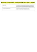 Res 245 Unit 1 Exam UPDATED ACTUAL QUESTIONS AND CORRECT ANSWERS 