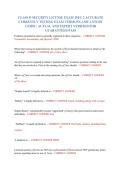 Class D Security License Exam Study Guide With Current Testing Versions and Verified Review
