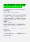 EVOLVE ELSEVIER HESI Med Surg Test Bank &vert;&NewLine;Verified Exam Questions and Answers with&NewLine;Detailed Rationales &vert; 100&percnt; Accurate