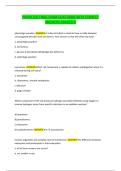PATHO 502 FINAL EXAM QUESTIONS WITH CORRECT ANSWERS GRADED A &NewLine;