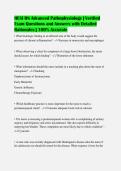 HESI RN Advanced Pathophysiology &vert; Verified&NewLine;Exam Questions and Answers with Detailed&NewLine;Rationales &vert; 100&percnt; Accurate