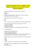 NY REAL ESTATE EXAM WITH ALL CORRECT & 100&percnt; VERIFIED ANSWERS &vert;ACTUAL COMPLETE EXAM &vert;ALREADY GRADED A&plus;