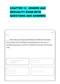 Chapter 12&lowbar; Gender and Sexuality