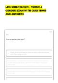 Life Orientation - Power & Gender 