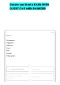 Gender and Media Quiz 1