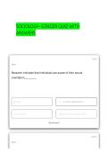 SOCIOLOGY - Gender