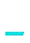 Language and Gender&lowbar; Theory 