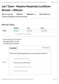Essential Human Anatomy & Physiology II with Lab 2021 &ndash; Dalbey &ndash; Lab 7 Exam Study Guide & Respondus LockDown Browser Preparation