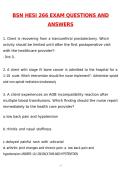 BSN HESI 266 MED SURG EXAM Latest 2026 Actual Questions and Verified Answers &lpar;Latest 2026 &sol; 2027 Update&rpar; A&plus; Grade 100&percnt; Guarantee Verified by Experts - Nightingale College