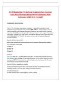 ICC RF Residential Fire Sprinkler Inspector-Plans Examiner Exam Actual Test Questions and Correct Answers With Rationales LATEST THIS YEAR&period; PDF