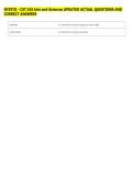 NYSTCE - CST 245 Arts and Sciences UPDATED ACTUAL QUESTIONS AND &NewLine;CORRECT ANSWERS 