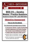 Genetics &lpar;BIOD 210&rpar; Module 1 Practice Questions & Answers 2026 &vert; Portage Learning &ndash; High-Yield PDF Exam Prep